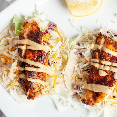 Lahaina's Fish Tacos (2) (Fried or Fresh)